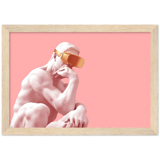 The golden look | poster | mat papier | houten lijst