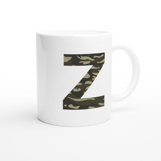 Letter Z - Camouflage Mok - Beker