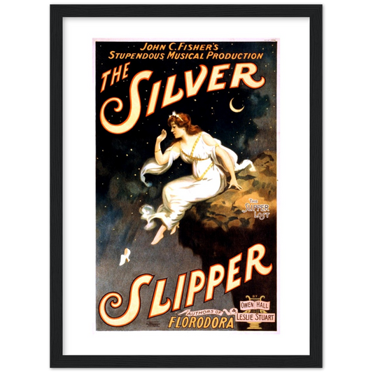 The Silver Slipper performing - Film | poster | mat papier | houten lijst