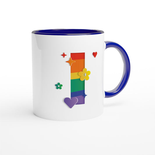 Letter I - Regenboog Mok | Meerdere kleuren!