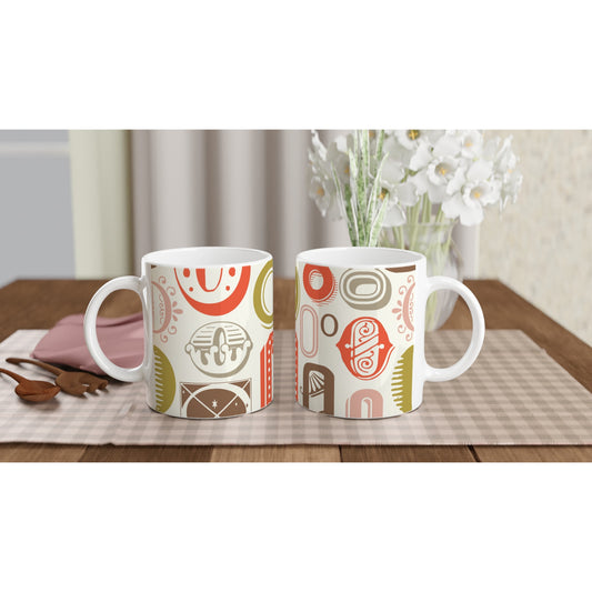 Letter O - Vintage art Mok - Beker