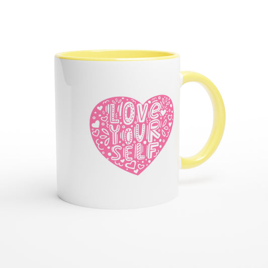 Love your self - liefde - Cadeau Mok | Beker in verschillende kleuren!