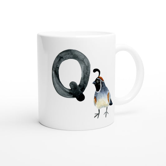 Letter Q - Vogel Mok - Beker