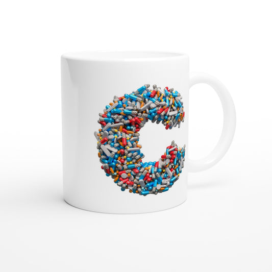 Letter C -  Medicijnen Mok - Beker