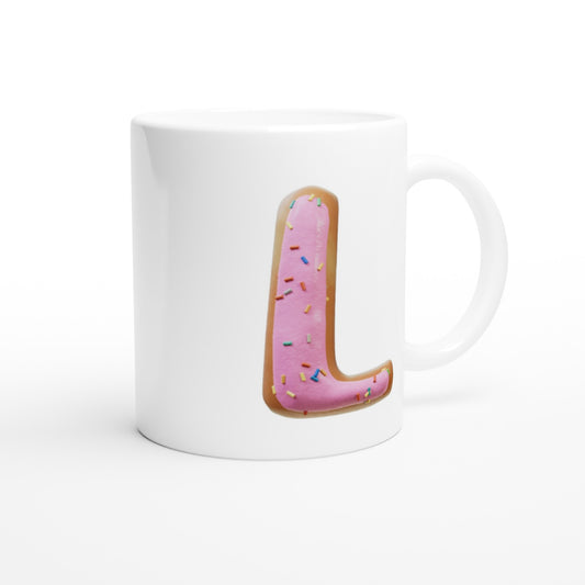 Letter L - Donut Mok - Beker