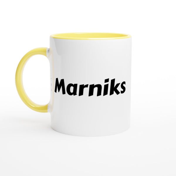 Marniks voornaam mok - beker - kado collega - verjaardag - persoonlijke naam collega - cadeau beker in verschillende kleuren!