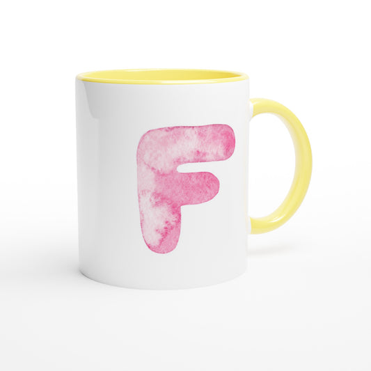 Letter F - Art Mok | Meerdere kleuren!