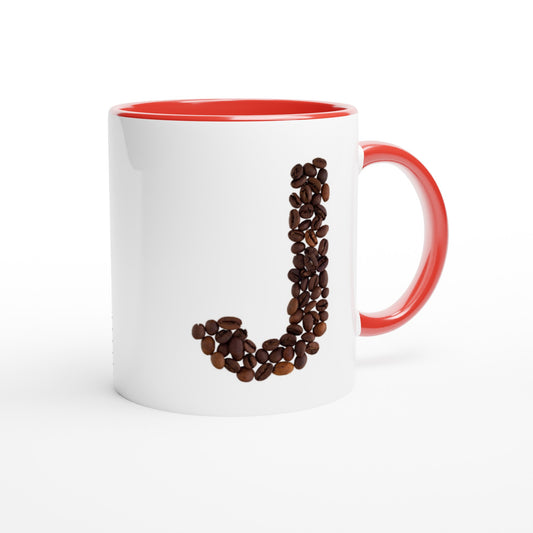 Letter J - Koffie Mok | Meerdere kleuren!