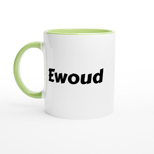 Ewoud naam cadeau mok - beker - kado collega - moederdag - verjaardag - persoonlijke voornaam mok werknemer - collega | Beker in verschillende kleuren!