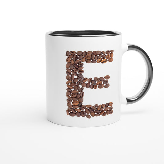 Letter E - Koffie Mok | Meerdere kleuren!
