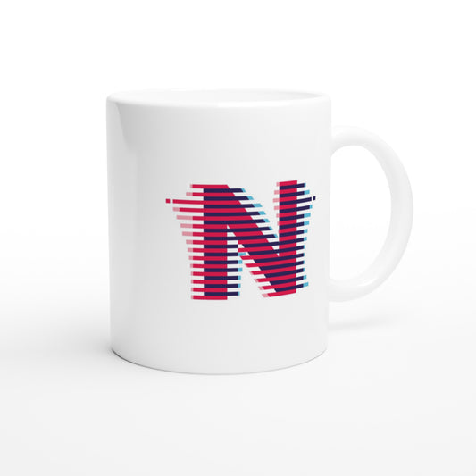Letter N - Sound wave Mok - Beker