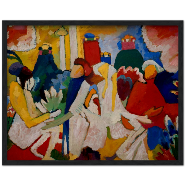 Oriental - Wassily Kandinsky | poster | mat papier | houten lijst