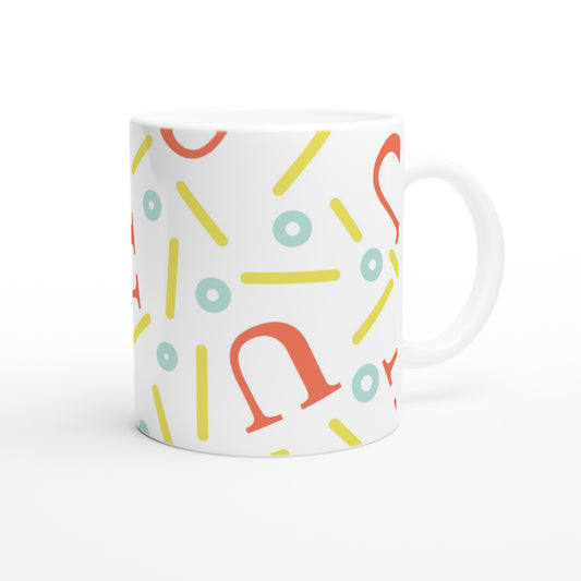 Letter U - Abstract Mok - Beker
