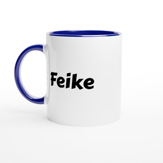 Feike naam cadeau mok - beker - kado collega - moederdag - verjaardag - persoonlijke voornaam mok werknemer - collega | Beker in verschillende kleuren!