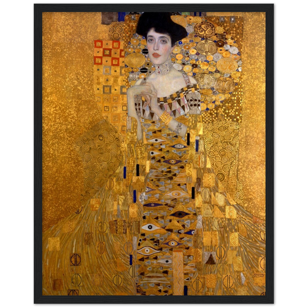 Adèle Bloch-Bauer I - Gustav Klimt | poster | mat papier | houten lijst