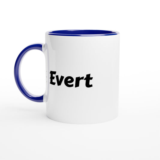 Evert naam cadeau mok - beker - kado collega - moederdag - verjaardag - persoonlijke voornaam mok werknemer - collega | Beker in verschillende kleuren!