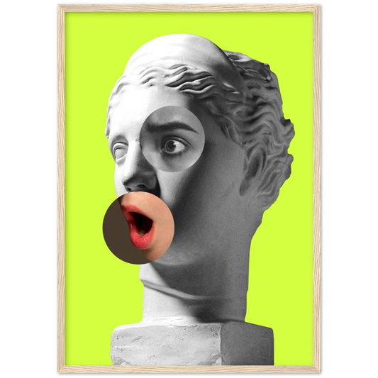 Oh my God | poster | mat papier | houten lijst