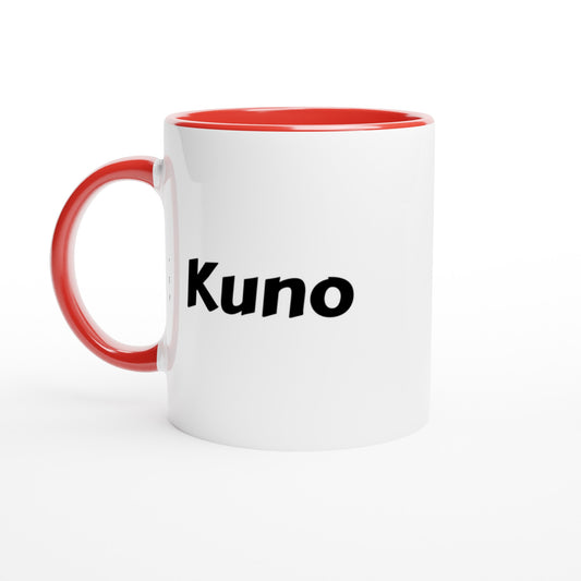Kuno naam cadeau mok - beker - kado collega - moederdag - verjaardag - persoonlijke voornaam mok werknemer - collega | Beker in verschillende kleuren!