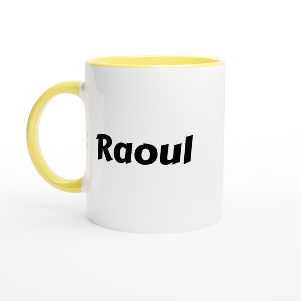 Raoul voornaam mok - beker - kado collega - verjaardag - persoonlijke naam collega - cadeau beker in verschillende kleuren!