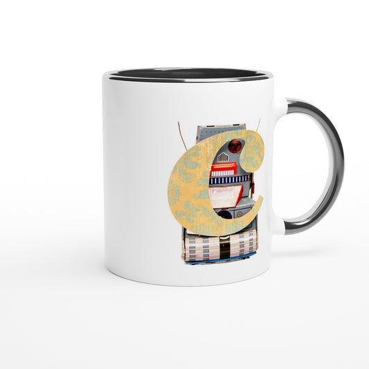 Letter C - Robot Mok | Meerdere kleuren!
