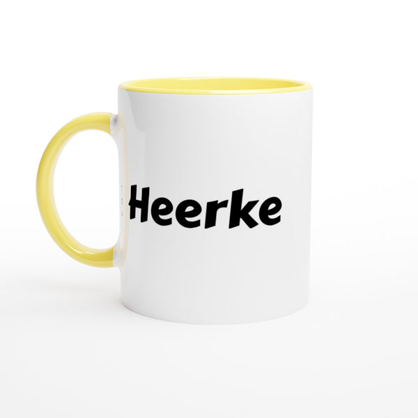 Heerke naam cadeau mok - beker - kado collega - moederdag - verjaardag - persoonlijke voornaam mok werknemer - collega | Beker in verschillende kleuren!