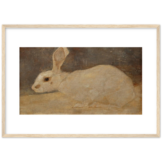 Het Witte konijn - Jan Mankes | poster | mat papier | houten lijst