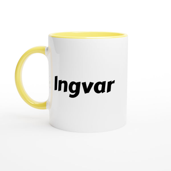 Ingvar naam cadeau mok - beker - kado collega - moederdag - verjaardag - persoonlijke voornaam mok werknemer - collega | Beker in verschillende kleuren!