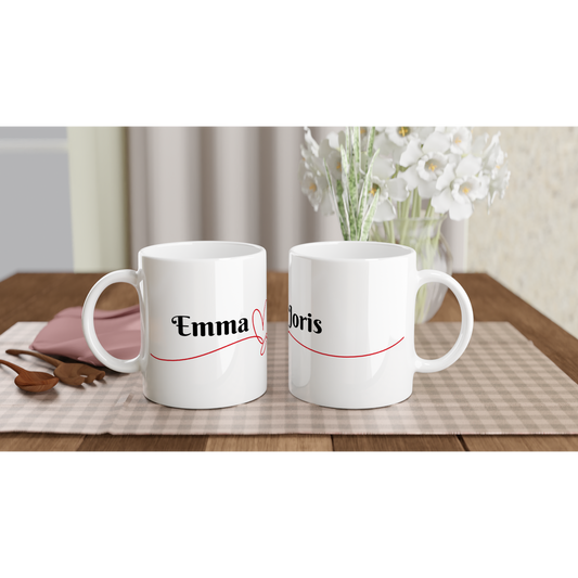Mok ontwerpen met eigen naam - Valentijn - Love beker - Liefde