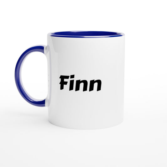 Finn naam cadeau mok - beker - kado collega - moederdag - verjaardag - persoonlijke voornaam mok werknemer - collega | Beker in verschillende kleuren!