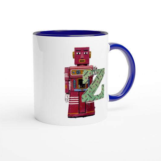 Letter Z - Robot Mok | Meerdere kleuren!