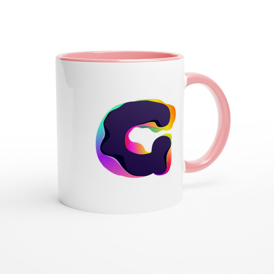 Letter G - Splashing Wave Mok | Meerdere kleuren!