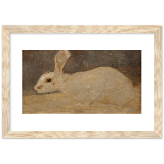 Het Witte konijn - Jan Mankes | poster | mat papier | houten lijst