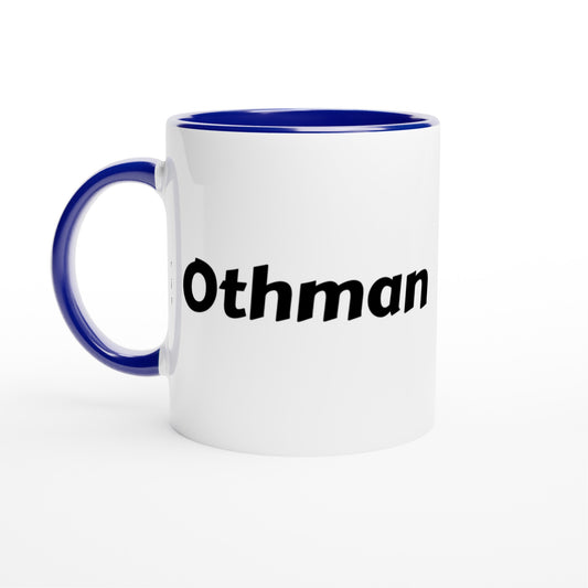 Othman voornaam mok - beker - kado collega - verjaardag - persoonlijke naam collega - cadeau beker in verschillende kleuren!