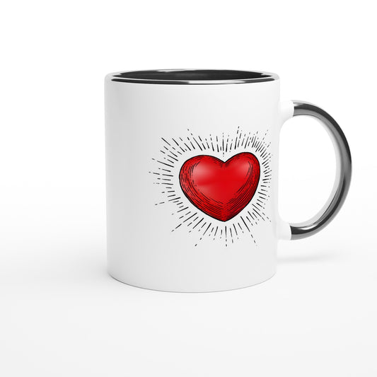 Pure love - hart -liefde - Cadeau Mok | Beker in verschillende kleuren!
