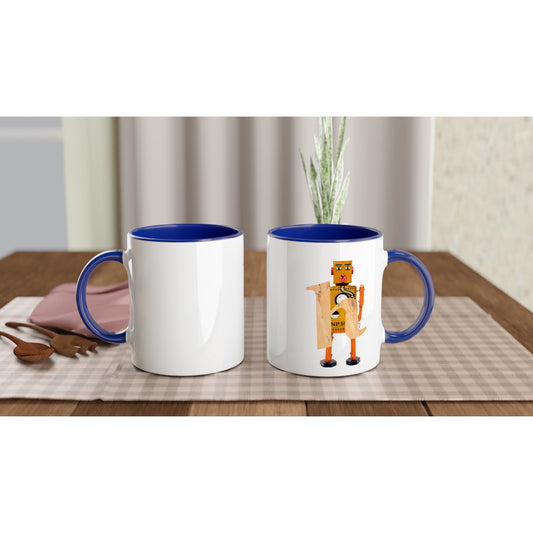 Letter h - Robot Mok | Meerdere kleuren!