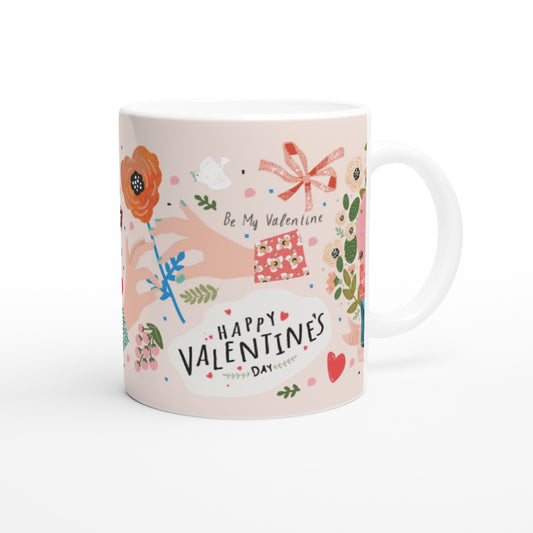 Happy Valentine's day - Valentijnscadeau Mok - Beker
