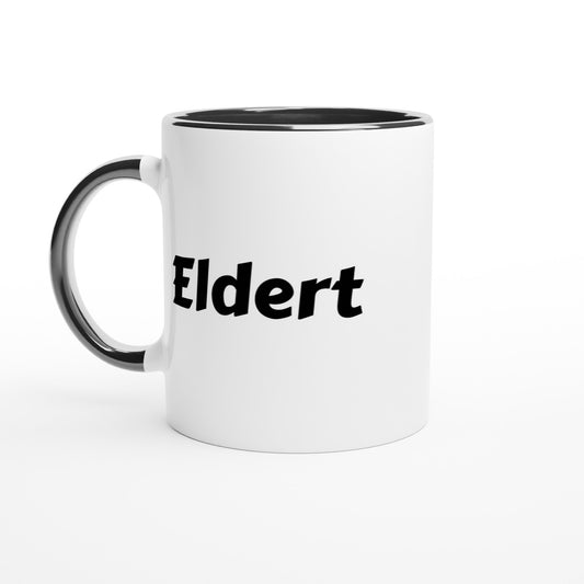 Eldert naam cadeau mok - beker - kado collega - moederdag - verjaardag - persoonlijke voornaam mok werknemer - collega | Beker in verschillende kleuren!
