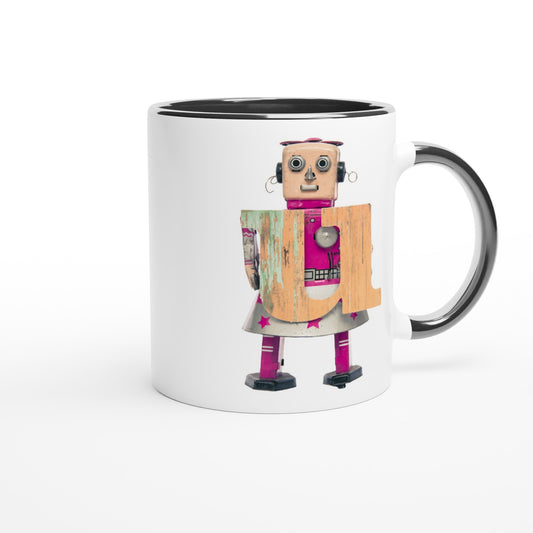 Letter u - Robot Mok | Meerdere kleuren!