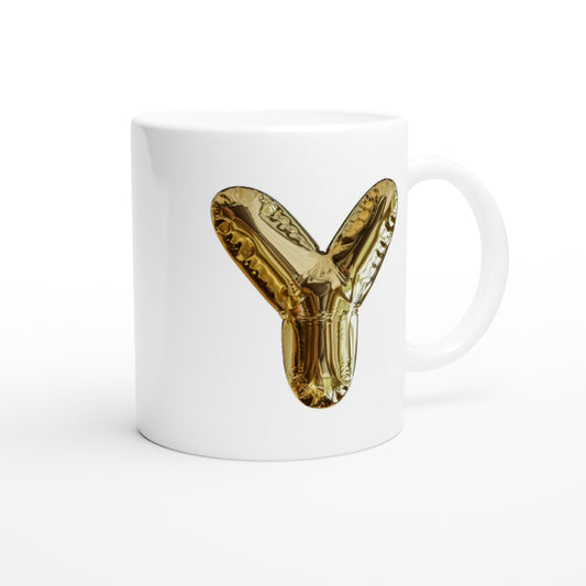 Letter Y - Gold balloon Mok - Beker