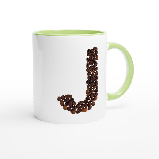 Letter J - Koffie Mok | Meerdere kleuren!