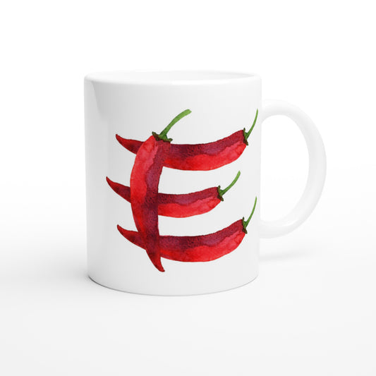 Letter E -  Spicy Mok - Beker