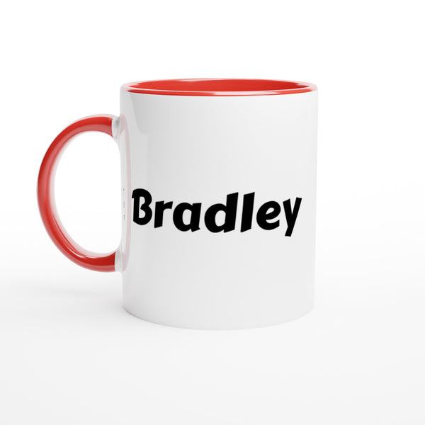 Bradley naam cadeau mok - beker - kado collega - moederdag - verjaardag - persoonlijke voornaam mok werknemer - collega | Beker in verschillende kleuren!