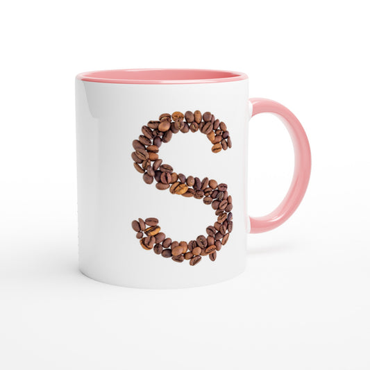 Letter S - Koffie Mok | Meerdere kleuren!