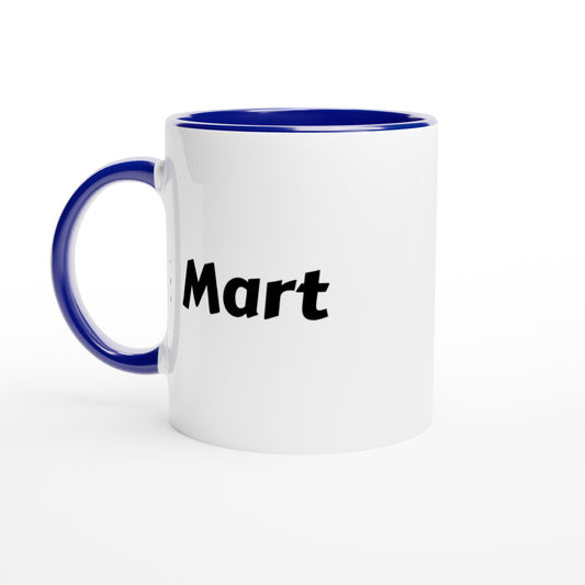 Mart voornaam mok - beker - kado collega - verjaardag - persoonlijke naam collega - cadeau beker in verschillende kleuren!