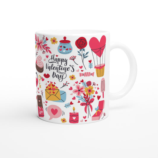 Valentijnscadeau - Happy Valentine's Day Mok - Beker