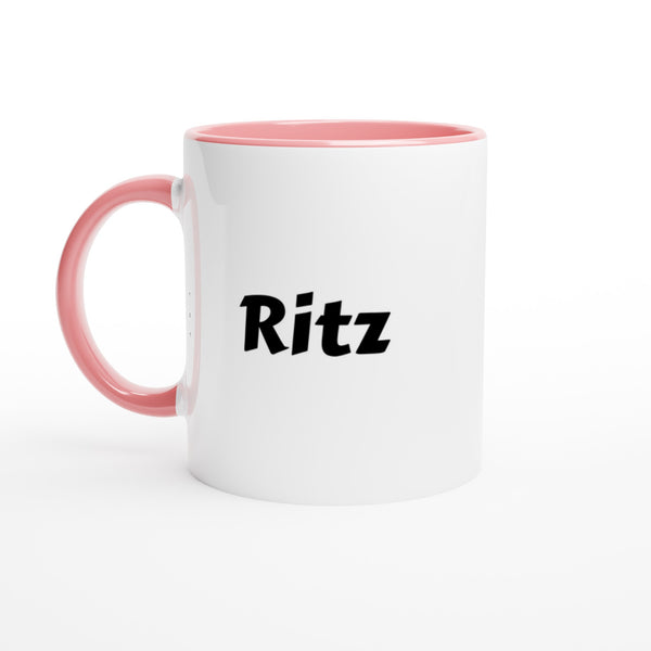 Ritz voornaam mok - beker - kado collega - verjaardag - persoonlijke naam collega - cadeau beker in verschillende kleuren!