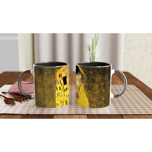 Gustav Klimt mok - Cadeau - Der Kuss - De Kus Mok | Beker in verschillende kleuren!