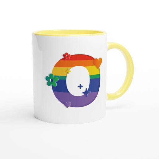 Letter O - Regenboog Mok | Meerdere kleuren!