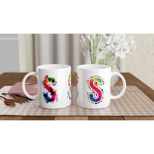 Letter S - Disco Mok - Beker