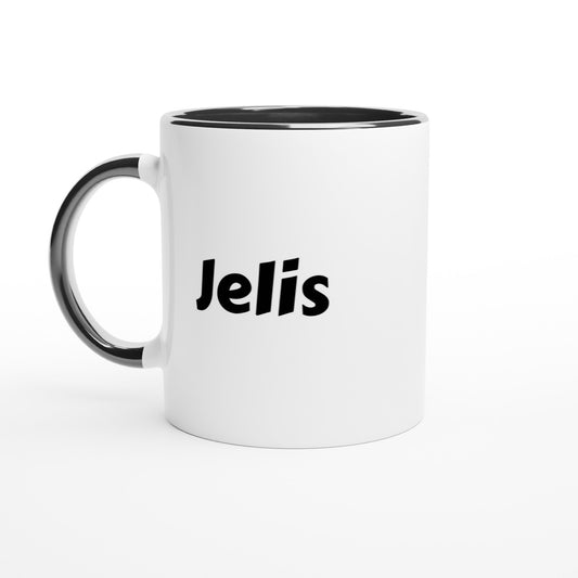 Jelis naam cadeau mok - beker - kado collega - moederdag - verjaardag - persoonlijke voornaam mok werknemer - collega | Beker in verschillende kleuren!